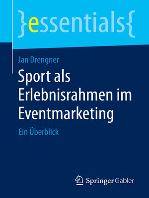 cover image of Sport als Erlebnisrahmen im Eventmarketing